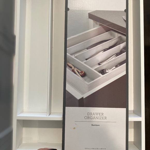 Threshold Kitchen New Threshold Bamboo Drawer Organizer White